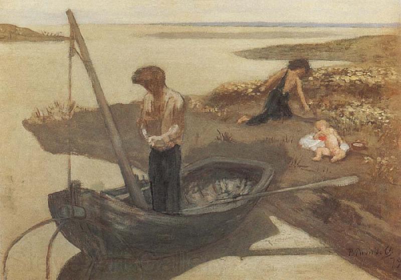 Pierre Puvis de Chavannes The Poor Fisheman France oil painting art